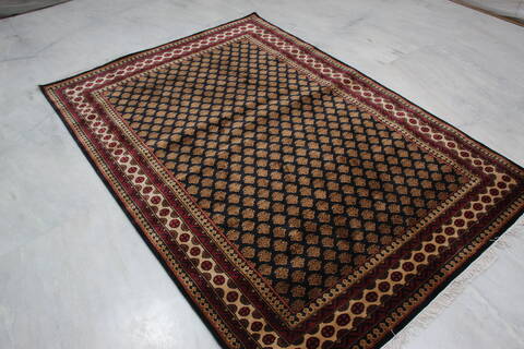 Mahi Black Hand Knotted 50 X 70 Area Rug 905-145273 Image 2