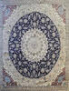 Nain Blue Hand Knotted 1511 X 1511  Area Rug 100-145276 Thumb 0
