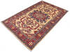 Kazak Beige Hand Knotted 41 X 63  Area Rug 700-145281 Thumb 2