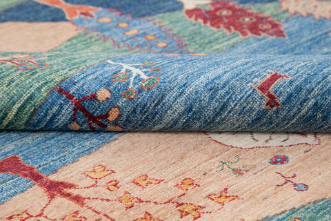 Chobi Multicolor Hand Knotted 42 X 64 Area Rug 700-145282 Image 5