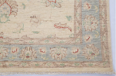 Chobi Beige Runner Hand Knotted 42 X 130 Area Rug 700-145283 Image 2