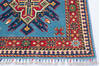 Kazak Blue Runner Hand Knotted 28 X 97  Area Rug 700-145285 Thumb 4