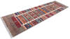 Chobi Multicolor Runner Hand Knotted 211 X 96  Area Rug 700-145287 Thumb 2