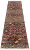 Chobi Brown Runner Hand Knotted 29 X 100  Area Rug 700-145290 Thumb 1