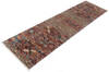 Chobi Brown Runner Hand Knotted 29 X 100  Area Rug 700-145290 Thumb 2