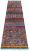 Chobi Multicolor Runner Hand Knotted 29 X 100 Area Rug 700-145291 Thumb 1