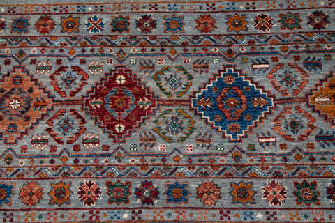 Chobi Grey Hand Knotted 57 X 84 Area Rug 700-145292 Image 5