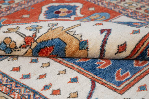 Chobi Beige Hand Knotted 40 X 510 Area Rug 700-145293 Image 4