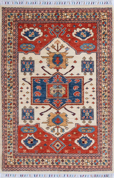 Chobi Beige Hand Knotted 40 X 510 Area Rug 700-145293 Image 0