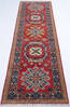 Kazak Red Runner Hand Knotted 29 X 97  Area Rug 700-145294 Thumb 1