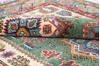 Kazak Green Hand Knotted 40 X 60 Area Rug 700-145300 Thumb 5