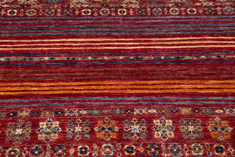 Chobi Red Hand Knotted 58 X 80 Area Rug 700-145307 Image 3