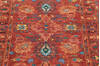 Chobi Orange Runner Hand Knotted 27 X 82  Area Rug 700-145309 Thumb 3