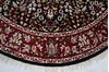 Kashan Black Round Hand Knotted 60 X 60 Area Rug 905-145311 Thumb 2