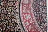 Kashan Black Round Hand Knotted 60 X 60 Area Rug 905-145311 Thumb 3