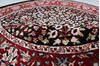 Kashan Black Round Hand Knotted 60 X 60 Area Rug 905-145311 Thumb 4