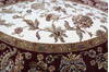 Jaipur White Round Hand Knotted 71 X 71 Area Rug 905-145312 Thumb 7