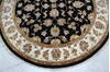 Jaipur Black Round Hand Knotted 52 X 52  Area Rug 905-145314 Thumb 3