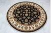 Jaipur Black Round Hand Knotted 52 X 52  Area Rug 905-145314 Thumb 8