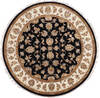 Jaipur Black Round Hand Knotted 52 X 52  Area Rug 905-145314 Thumb 0