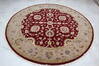 Jaipur Red Round Hand Knotted 80 X 81  Area Rug 905-145315 Thumb 1