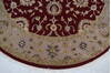 Jaipur Red Round Hand Knotted 80 X 81  Area Rug 905-145315 Thumb 2