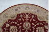 Jaipur Red Round Hand Knotted 80 X 81  Area Rug 905-145315 Thumb 4