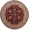 Jaipur Red Round Hand Knotted 80 X 81  Area Rug 905-145315 Thumb 0