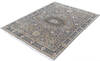 Chobi Grey Hand Knotted 51 X 68  Area Rug 700-145317 Thumb 2