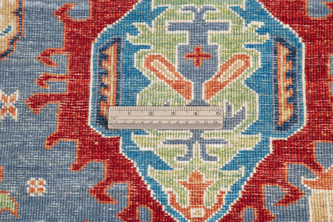 Chobi Blue Hand Knotted 40 X 60 Area Rug 700-145318 Image 6