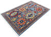 Chobi Blue Hand Knotted 40 X 60 Area Rug 700-145318 Thumb 2