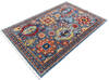 Chobi Blue Hand Knotted 40 X 60  Area Rug 700-145318 Thumb 2