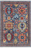 Chobi Blue Hand Knotted 40 X 60  Area Rug 700-145318 Thumb 0