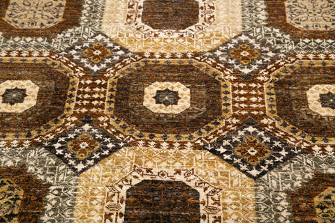 Chobi Brown Hand Knotted 40 X 59 Area Rug 700-145320 Image 3