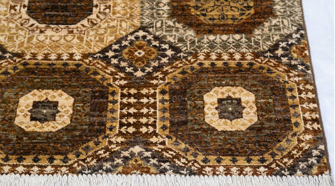 Chobi Brown Hand Knotted 40 X 59 Area Rug 700-145320 Image 4