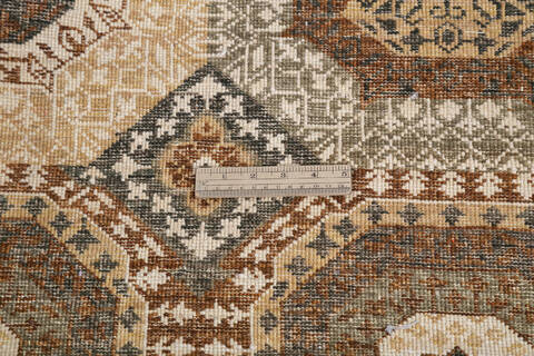 Chobi Brown Hand Knotted 40 X 59 Area Rug 700-145320 Image 6