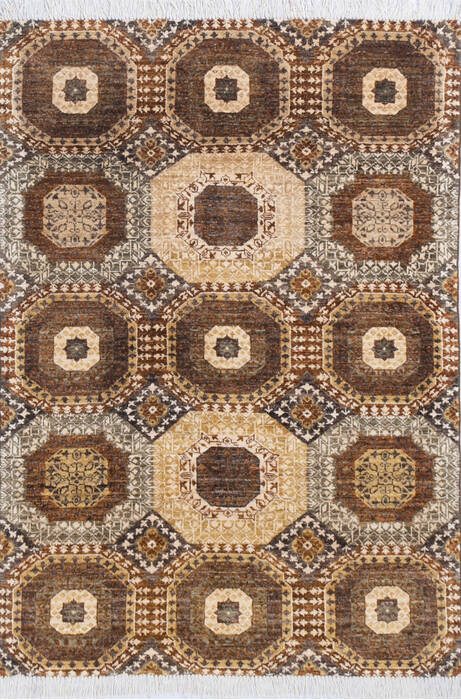 Chobi Brown Hand Knotted 40 X 59 Area Rug 700-145320 Image 0