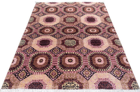 Chobi Red Hand Knotted 50 X 69 Area Rug 700-145324 Image 1