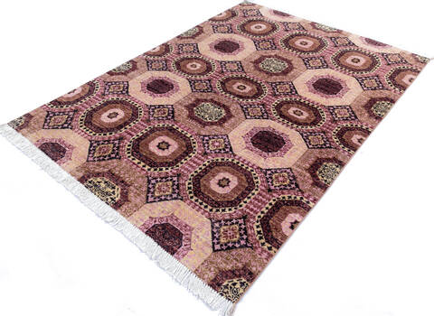 Chobi Red Hand Knotted 50 X 69 Area Rug 700-145324 Image 2