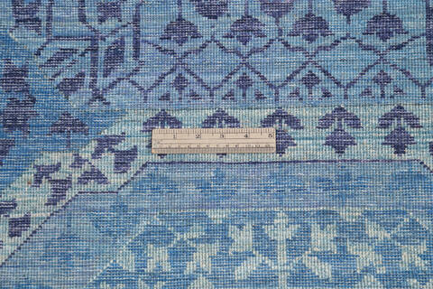 Chobi Blue Hand Knotted 80 X 100 Area Rug 700-145327 Image 7