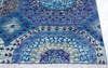 Chobi Blue Hand Knotted 80 X 100  Area Rug 700-145327 Thumb 4