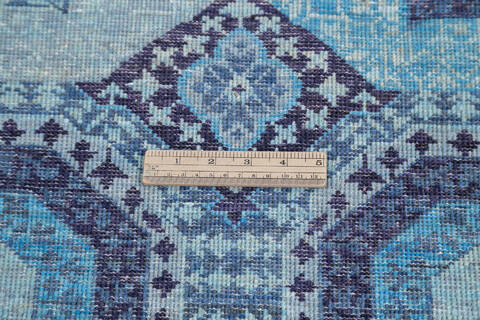Chobi Blue Hand Knotted 60 X 90 Area Rug 700-145328 Image 6