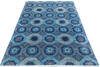 Chobi Blue Hand Knotted 60 X 90 Area Rug 700-145328 Thumb 1