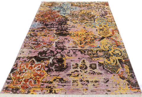 Chobi Multicolor Hand Knotted 51 X 611 Area Rug 700-145333 Image 1