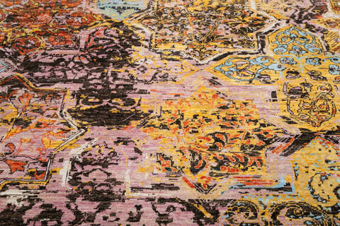 Chobi Multicolor Hand Knotted 51 X 611 Area Rug 700-145333 Image 3