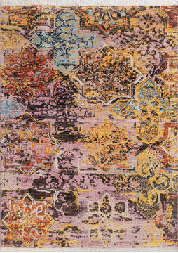 Afghan Chobi Multicolor Rectangle 5x7 ft Wool Carpet 145333