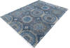 Chobi Blue Hand Knotted 70 X 104 Area Rug 700-145337 Thumb 2
