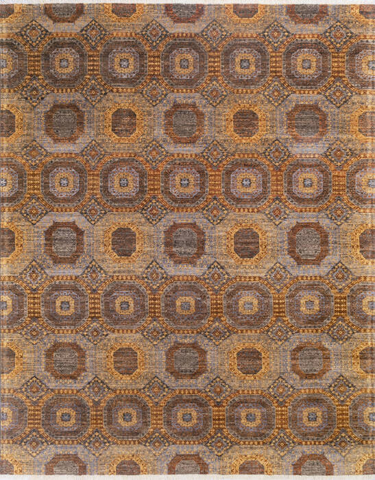 Chobi Brown Hand Knotted 80 X 100 Area Rug 700-145338 Image 0
