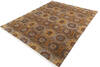 Chobi Brown Hand Knotted 80 X 100 Area Rug 700-145338 Thumb 2