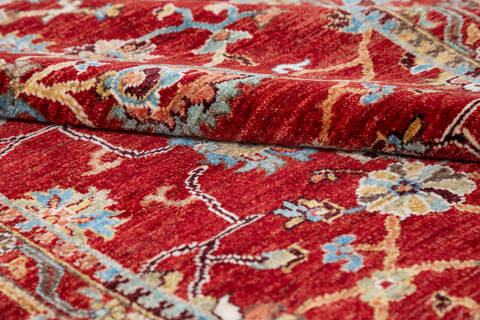 Chobi Red Hand Knotted 51 X 68 Area Rug 700-145339 Image 5